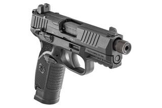 FN 502 Tactical Pistol with suppressor height sights